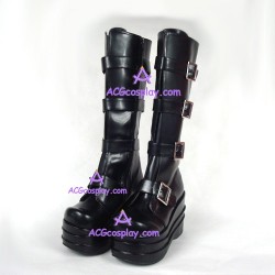 Lolita boots shoes girl boots fashion boots style 7007 black