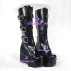 Lolita boots shoes girl boots fashion boots style 7007 black