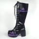 Lolita boots shoes girl boots punk gothic style 7008A black