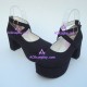 Lolita shoes girl shoes fashion shoes velvet fabric style 9820A