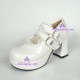 Lolita shoes girl shoes high heel style 8029A white