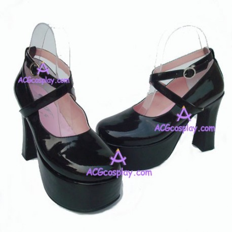 Lolita shoes girl shoes high heel style 9820 black