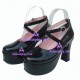 Lolita shoes girl shoes high heel style 9820 black