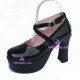 Lolita shoes girl shoes high heel style 9820 black