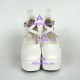 Lolita shoes girl shoes high heel style 9820 white