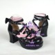 Lolita shoes girl shoes princess shoes style 8015 black