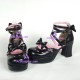 Lolita shoes girl shoes princess shoes style 8015 black