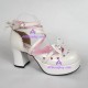 Lolita shoes girl shoes princess shoes style 8015 white