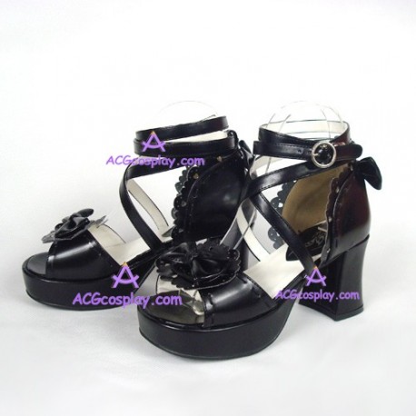 Lolita shoes girl shoes sandals style 8025  black