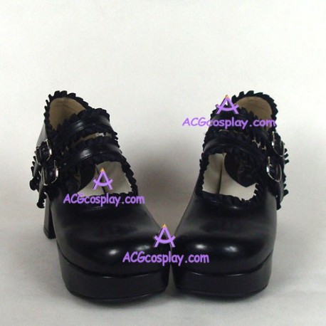 Lolita shoes girl shoes style 8029A black