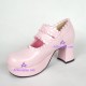 Lolita shoes girl shoes thick  sole style 8029 pink