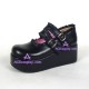 Lolita shoes girl shoes wedge shoes style 8029 black