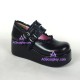 Lolita shoes girl shoes wedge shoes style 8029 black