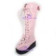 Gothic lolita boots shoes  fashion boots style 8019 pink