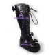 Gothic lolita boots shoes  style 8019  black