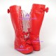 Gothic lolita boots shoes  style 8019 red