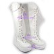 Gothic lolita boots shoes  style 8019 white