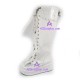 Gothic lolita boots shoes  style 8019 white