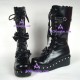 Gothic lolita boots shoes  style 9891 black