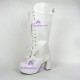 Gothic lolita boots shoes thick sole style 8019B white