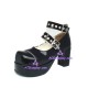 Gothic lolita shoes girl shoes style 9893 black