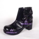 Gothic lolita shoes medium heel style 8037 black