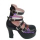 Lolita shoes girl sandal style 9613 black