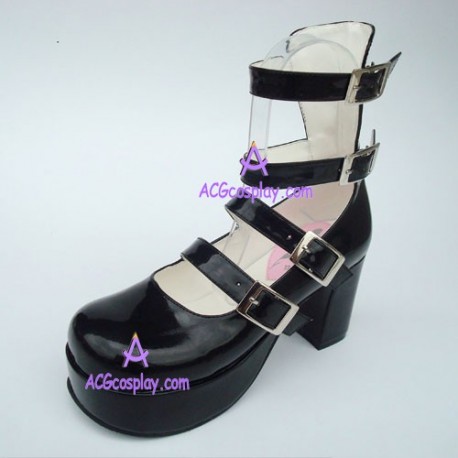 Lolita shoes girl sandal style 9613A black