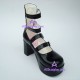 Lolita shoes girl sandal style 9613A black