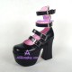 Lolita shoes girl sandal style 9613B black