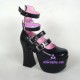 Lolita shoes girl sandal style 9613B black