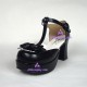 Lolita shoes girl sandals style 8035 black