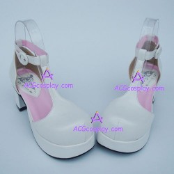 Lolita shoes girl sandals style 9808 white