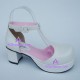 Lolita shoes girl sandals style 9808 white