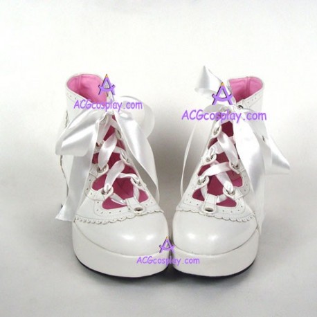 Lolita shoes girl shoes fashion shoes style 8030 white