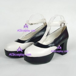 Lolita shoes girl shoes fashion shoes style 8069 black and white