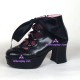 Lolita shoes girl shoes high heel style 8030 black