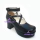 Lolita shoes girl shoes high heel style 9603E black