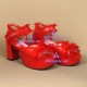 Lolita shoes girl shoes Lolita shoes girl shoes fashion shoes style  8031 red