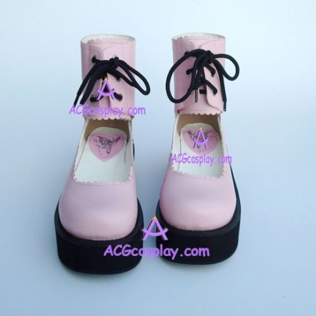 Lolita shoes girl shoes princess shoes style 9606 pink