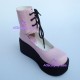 Lolita shoes girl shoes princess shoes style 9606 pink