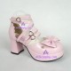 Lolita shoes girl shoes sandals pretty shoes style 8072 pink