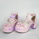 Lolita shoes girl shoes sandals pretty shoes style 8072 pink