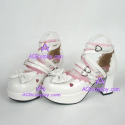 Lolita shoes girl shoes sandals pretty shoes style 8072 white