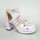 Lolita shoes girl shoes sandals pretty shoes style 8072 white