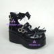 Lolita shoes girl shoes thick sole style 8033 black