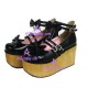 Lolita shoes girl shoes thick sole style 8073 black