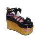 Lolita shoes girl shoes thick sole style 8073 black