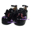 Lolita shoes girl shoes thick sole style 8079 black