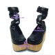 Lolita shoes girl shoes thick sole style 9601 black